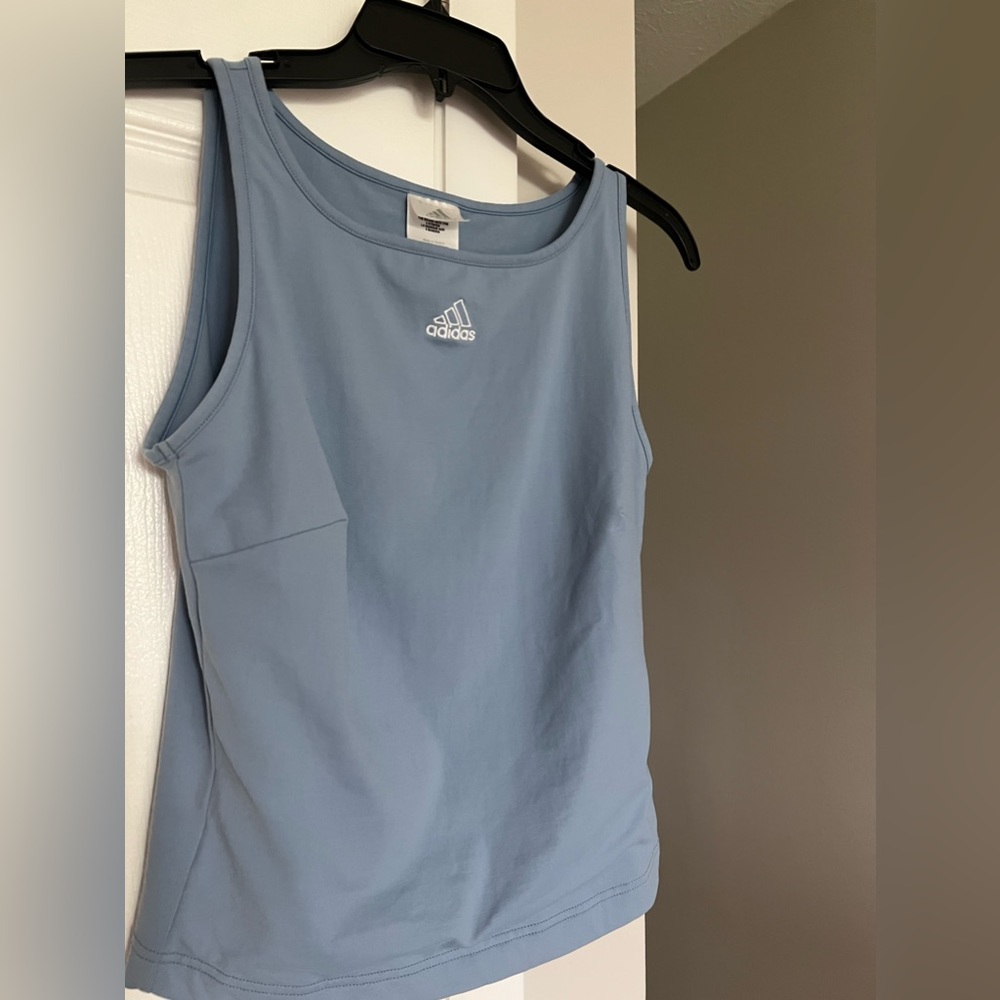 Adidas sports top, blue color